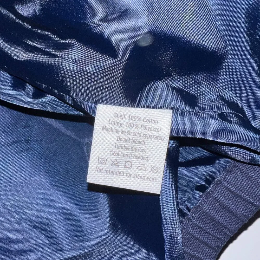 NWT Janie and Jack Hooded Canvas Jacket Navy Size 2T